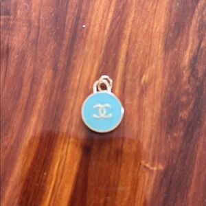 Chanel Gold and Blue Pendant​